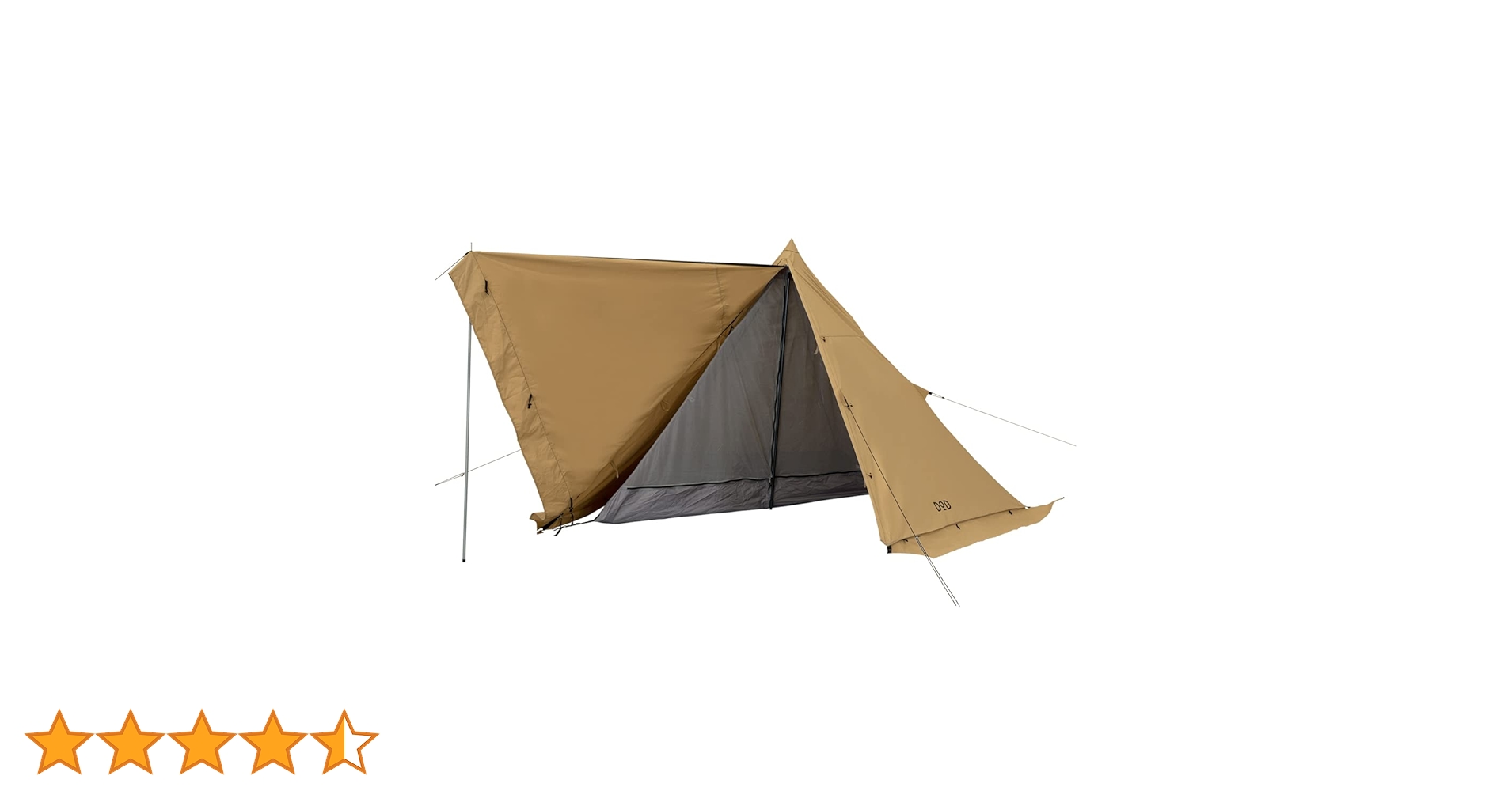 DOD ムシャテント 1人用 TC ソロテント T1-819-KH ムシャテント（カーキ） T1-819-KH - DOD（ディーオーディー